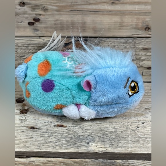 Zhu Zhu Pets Cepia Spin Master Hamster 2017 Blue Polka Dot 5” Sound Movement Toy - Picture 3 of 10